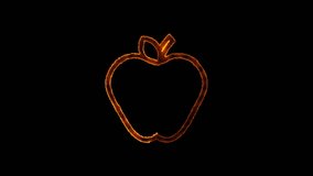 Snack icon 4K animation with Black screen background - Powered by Shutterstock - Get 15% off with code: PIKWIZARD15