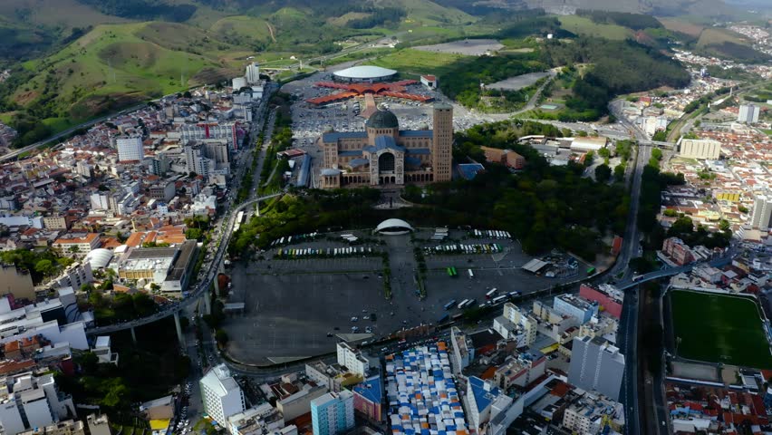 National Sanctuary of Our Lady of Aparecida. City of Aparecida do Norte. Sao Paulo state, Brazil.