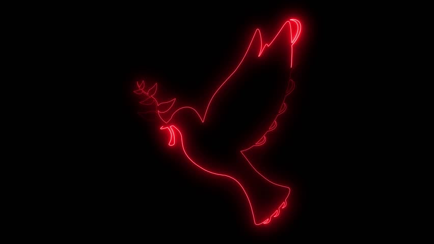 Dove is a symbol of peace and prosperity.