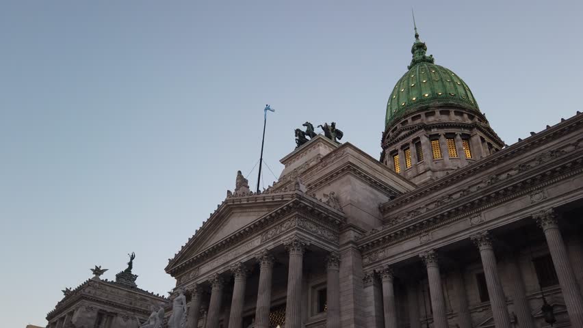 The national congress building, buenos aires argentina.