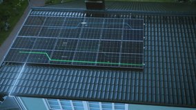 EV car and solar panels with charging battery visualization at a private house - Powered by Shutterstock - Get 15% off with code: PIKWIZARD15