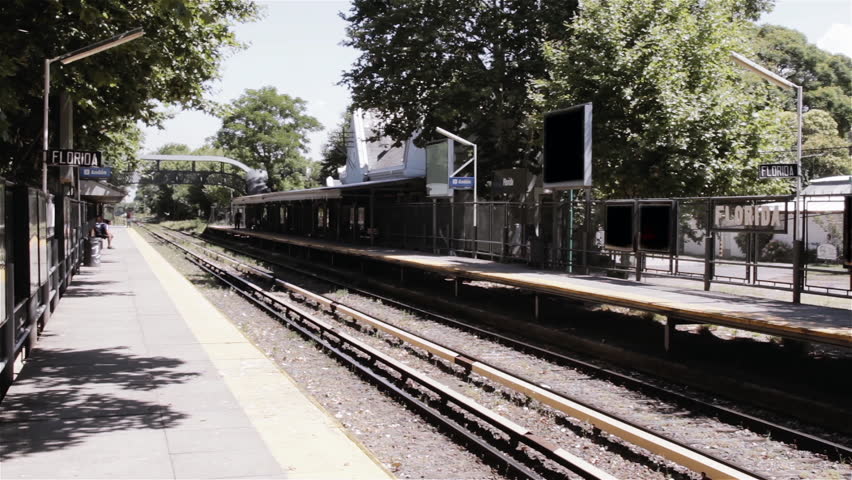 Florida Train Station in the Province of Buenos Aires, Argentina.