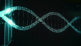 3d Image Of DNA Molecule In Modern Computer Program. Studying Coronavirus Impact On Genetic Code. Analysing Medical Data Of People Having Coronavirus Diagnosis. Coronavirus Affecting DNA. - Powered by Shutterstock - Get 15% off with code: PIKWIZARD15