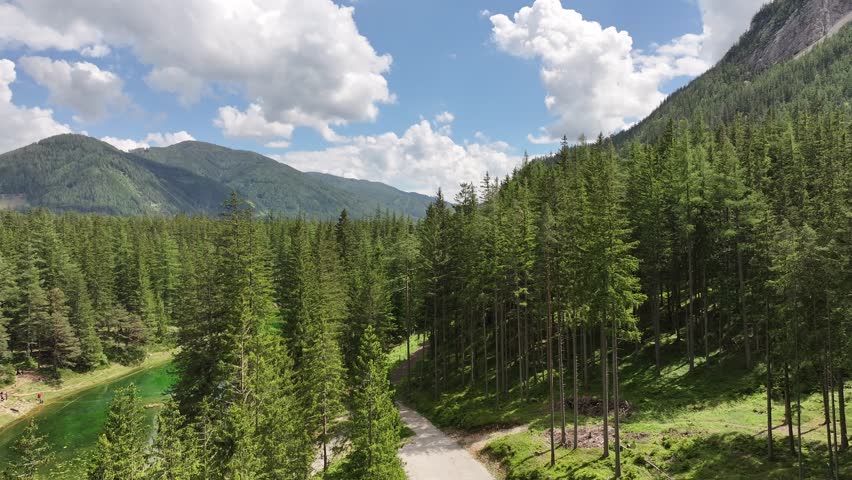 Gruner see Styria, Austria, Europe, green lake, gletcher water, landscape, mountains