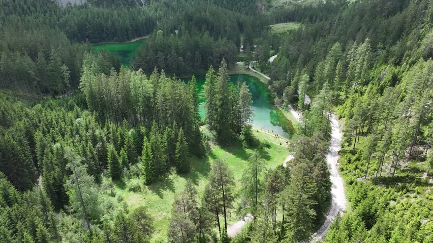 Gruner see Styria, Austria, Europe, green lake, gletcher water, landscape, mountains