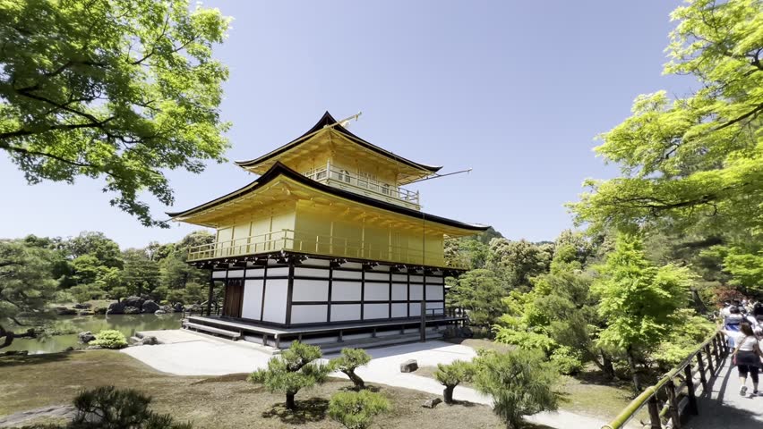 Kinkaku-ji Temple and its beautiful surroundings - Kyoto, Japan