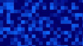 Looping abstract checkerboard background in blue color. Compatible for motion graphic projects.
