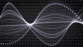 Digital binary code processing, Data rendering of a scientific technology data binary code with particle background	 - Powered by Shutterstock - Get 15% off with code: PIKWIZARD15