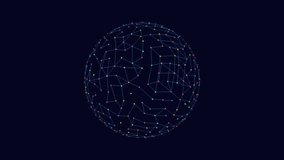 Vibrant, colorful sphere with intricate network of lines connecting points on its surface. Blue dominates, complemented by purple, green, and orange - Powered by Shutterstock - Get 15% off with code: PIKWIZARD15