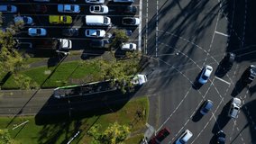 Established Aerial View of Melbourne Tram - Powered by Shutterstock - Get 15% off with code: PIKWIZARD15