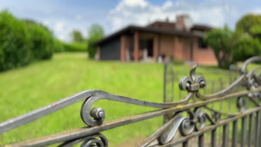 Cozy house  dream house. House for rest. A beautiful house with a yard