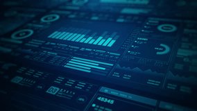 Information reports of business strategy for investment, HUD infographic business and financial investment, Data analytics for visualizing complex data metrics and trends. - Powered by Shutterstock - Get 15% off with code: PIKWIZARD15