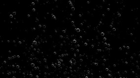 Bubble surges on black background move upwards, 4k, loop - Powered by Shutterstock - Get 15% off with code: PIKWIZARD15