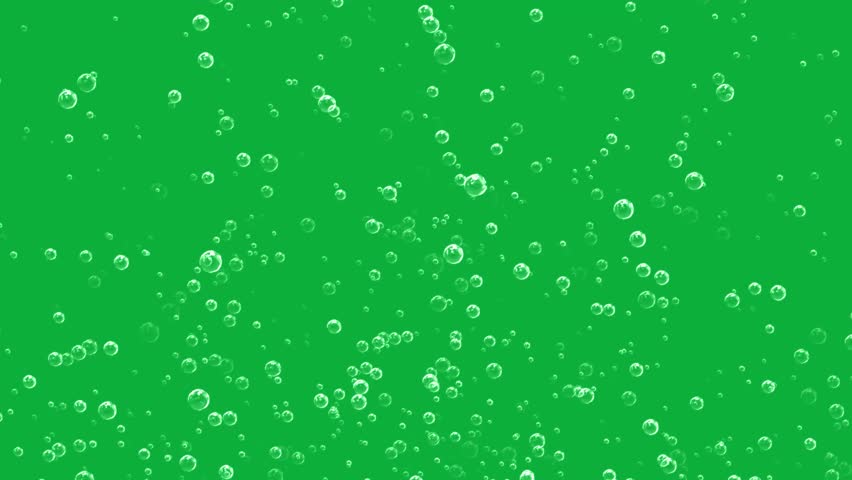 Green screen soap bubbles loop animation, water bubbles, transparent bubble, 4K