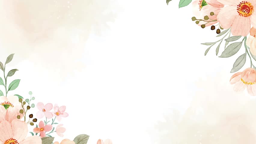 Flower corner frame appearing composition for wedding and valentine