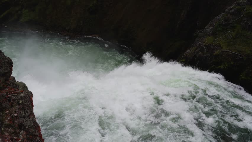 Rushing Waters at Yellowstone National Park, August 27, 2023