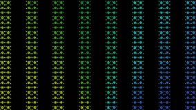 Blue cyan Led spheres circles dots neon circular pattern stage backlight stage tunnel light spots vj loop technology 3d backgriund glowing digital vibrant light floods blinking panel board backdrop - Powered by Shutterstock - Get 15% off with code: PIKWIZARD15