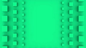 Cyan teal Abstract 3d render cubes  boxes pattern geometric background with cubes, motion design, 4k seamless looped animation moving tiles empty copy space for products and logo intro backdrop 4k - Powered by Shutterstock - Get 15% off with code: PIKWIZARD15