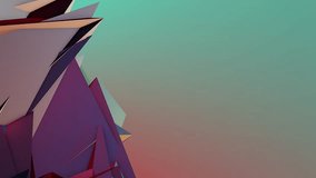 3d abstract background with droplets of molten wax merge and fly apart drops in liquid. Subsurface scattering material with internal blue glow. Seamless loop in 4k. - Powered by Shutterstock - Get 15% off with code: PIKWIZARD15