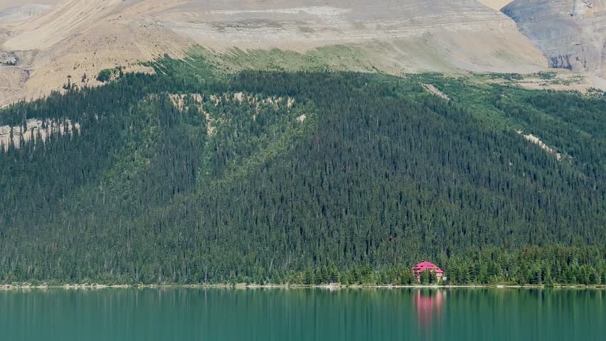 Bow Lake is a small glacial lake, located in western Alberta, Canada. It is located on the Bow River. Crystal clear water. It is located in Banff National Park.
