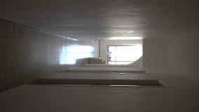 vertical video. Walking in a corridor of an old residential apartment, Israel. - Powered by Shutterstock - Get 15% off with code: PIKWIZARD15