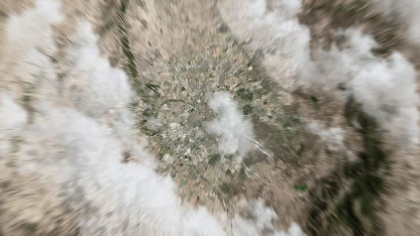 Zooming on Madrid, Spain. Earth zoom in from outer space to city. The animation continues by zoom out through clouds and atmosphere into space. View of the Earth at night. Images from NASA. 4K