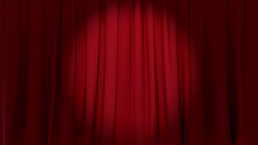 Real Curtains Opening And Closing Transition On Transparent Background Real Velvet Cloth Stage Silk Red 4k