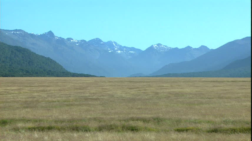 Mountainous region near road