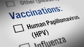 Animated Mouse Cursor Clicking HPV (Human Papilloma virus) Checkbox for Vaccination Survey Question
 - Powered by Shutterstock - Get 15% off with code: PIKWIZARD15