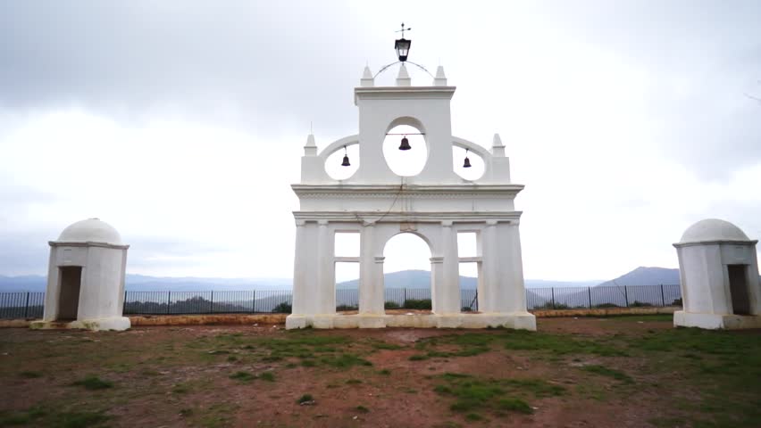 Tourist attraction, Peña Arias Montano de Alájar, Huelva, Andalusia, Spain