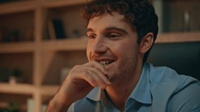 Copywriter hands closing laptop finish job at evening home close up. Smiling businessman feeling success ending business project at night office. Happy freelancer receiving great online work offer. - Powered by Shutterstock - Get 15% off with code: PIKWIZARD15