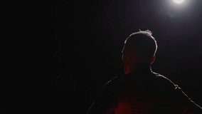 Athletic Man Warming Up Body Before Workout In Stadium, Training Overnight Before Match, - Powered by Shutterstock - Get 15% off with code: PIKWIZARD15