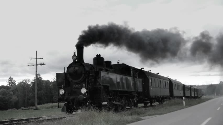 Close-Up Parts of a Steam Engine