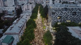Protest against Russian law in country georgia - Powered by Shutterstock - Get 15% off with code: PIKWIZARD15