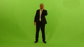 Businessman Isolated on Green Screen Background - Powered by Shutterstock - Get 15% off with code: PIKWIZARD15