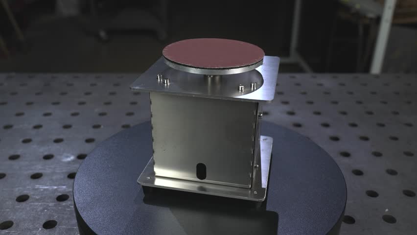 miniature grinding machine on rotary table