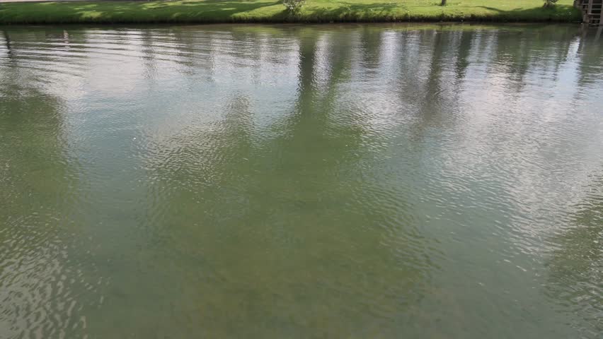 Water surface in a public park