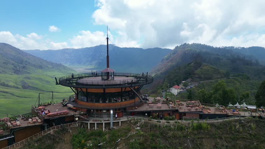 Stunning Mountain Cafe with Rooftop Area and Scenic Views in Mount Bromo