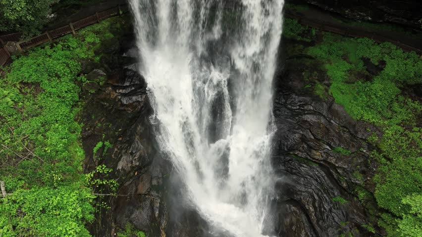 Dry Falls in Highlands, North Carolina