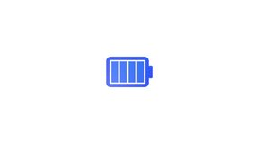 Battery charging animation. charging icon, simple battery charging and filling animation. - Powered by Shutterstock - Get 15% off with code: PIKWIZARD15