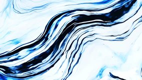 abstract background of water waves, marble, waves, ripples, liquid paint, with colorful fractal lines, beautiful liquid art 3D abstract design colorful marble video. 4K