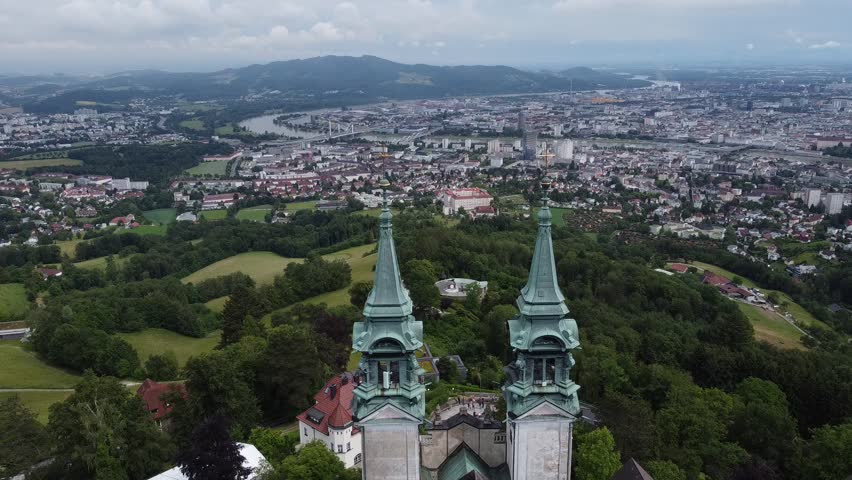 The church on Mount Pöstlingberg in Linz Urfahr in Upper Austria