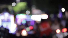 Busy traffic at night in the city center. Taken with a blur effect. Suitable for background or advertisement. - Powered by Shutterstock - Get 15% off with code: PIKWIZARD15