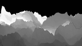 3D Mountain Shape Geometry Animation Clouds Smoke Cartoon Futuristic Party Effects Motion Graphics DJ Event Digital Technology VJ Visuals Video Background for Event - Powered by Shutterstock - Get 15% off with code: PIKWIZARD15