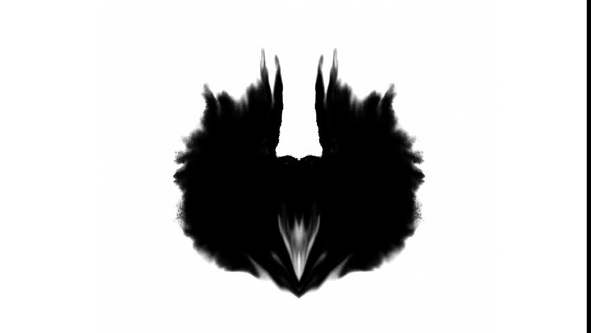 Bird Inkblots Rorschach Perceptions Psychological test Animated Image