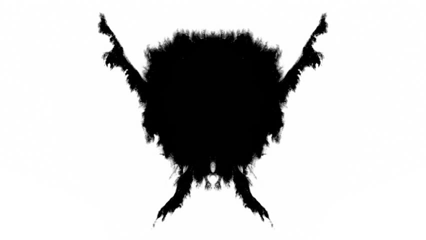 Bug Inkblots Rorschach Perceptions Psychological test Animated Image