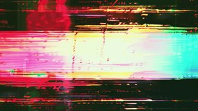 Colorful glitch effect on screen, digital noise and signal problems. Abstract pattern of distorted lines and blocks. Vibrant RGB distortion background. Retro television, nostalgic or cyberpunk design. - Powered by Shutterstock - Get 15% off with code: PIKWIZARD15