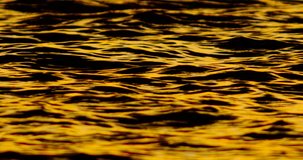 Water wave texture slow motion sunrise reflection beautiful High quality video 