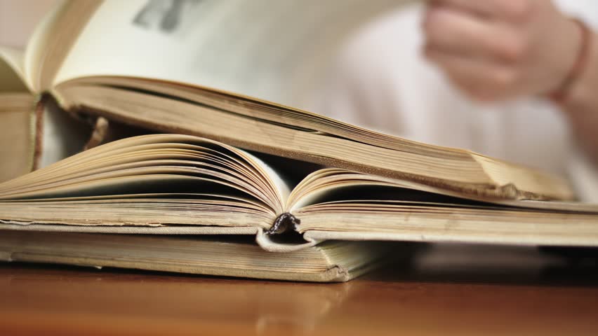 Close-up of a young girl student with a book in her hands. A sweet girl who is passionate about literature. Concept for exam preparation, scholarship and student life.