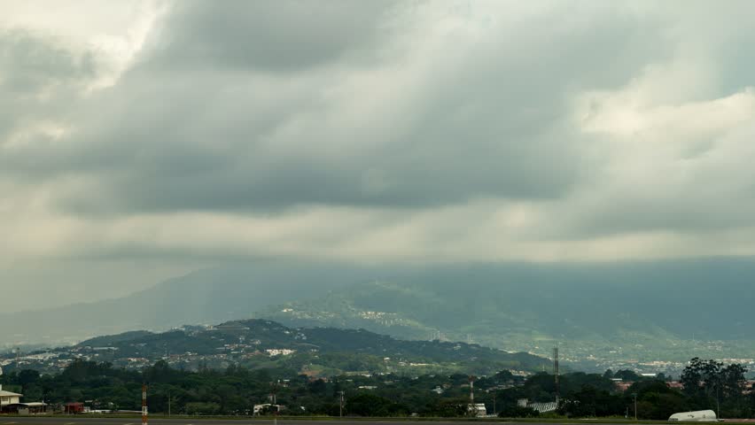 Time Lapse of a Storm over San Jose Costa Rica